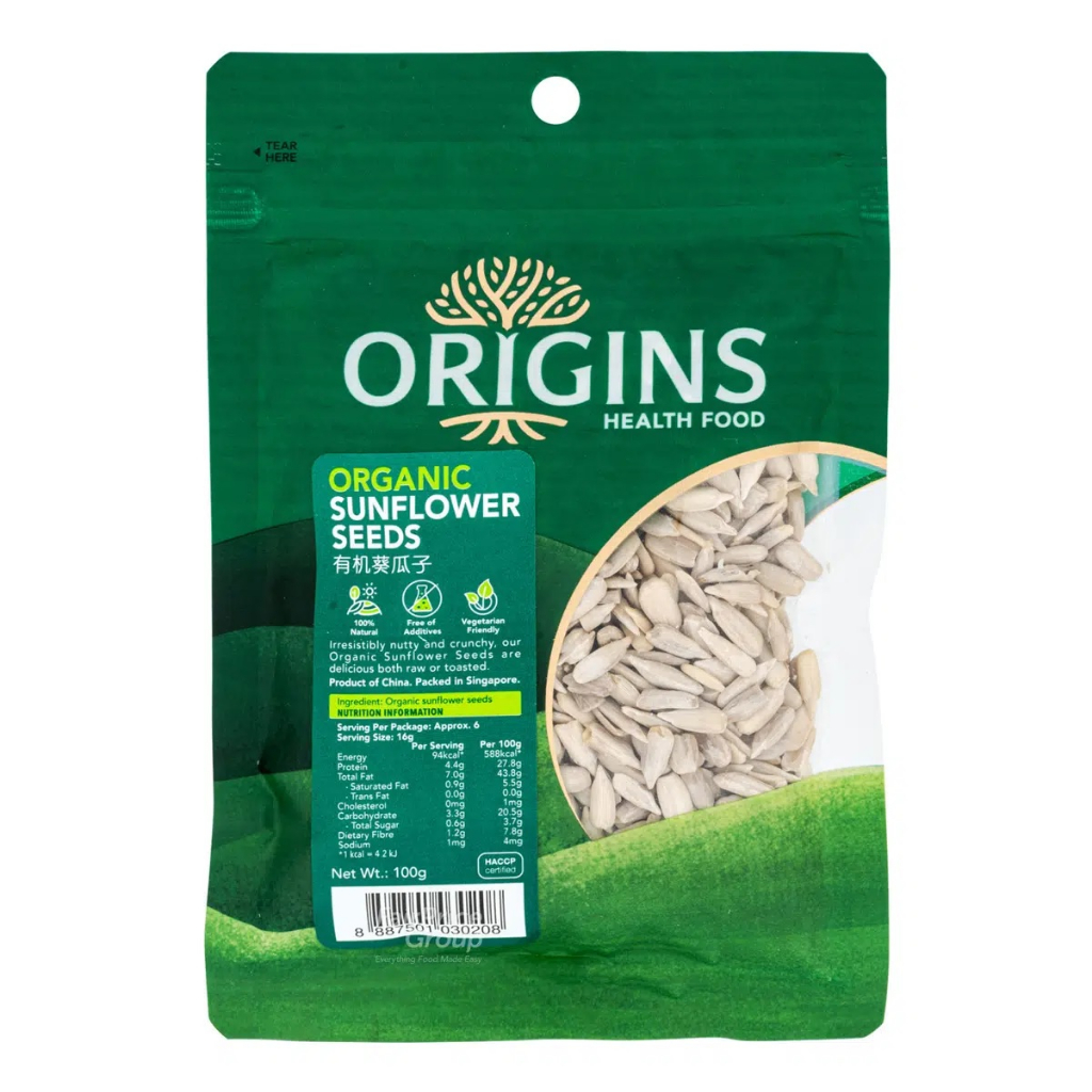 

Origins Healthfood Organic Sunflower Seeds 100g