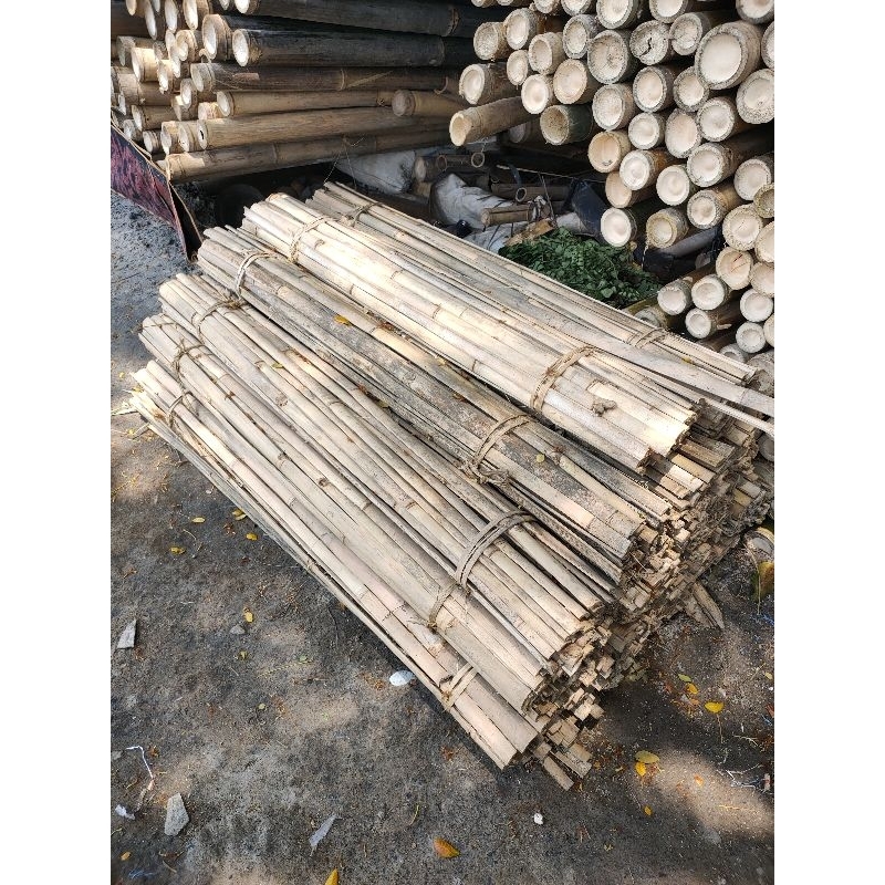 Bambu belah untuk pagar 1 ikat isi 50