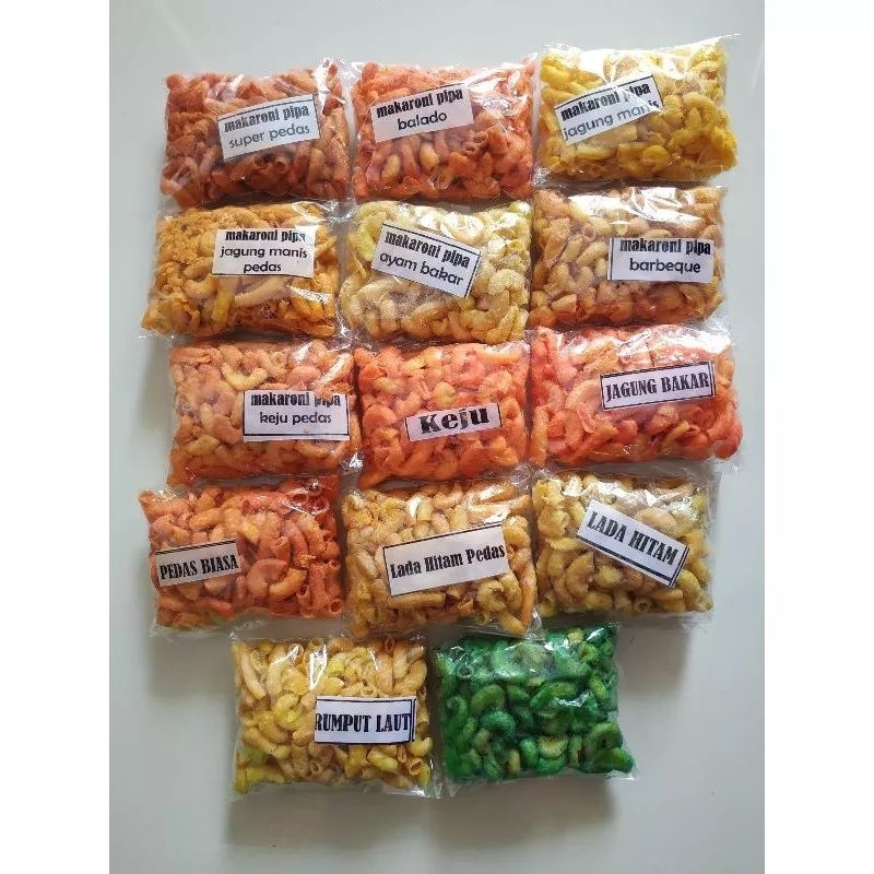 

MAKARONI PIPA 100gr / MAKARONI RASA RASA