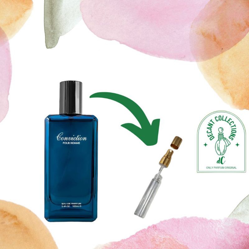 Decant/ Share In Bottle Fragrance World Conviction Pour Homme EDP