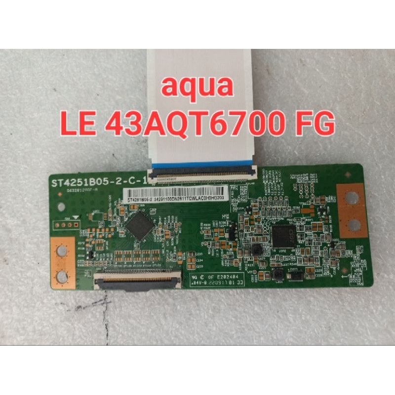 Ticon / T CON - LOGIC - TIME CONTROL - T CON TV LED AQUA - LE-43AQT6700FG atau AQT43K701AF / AQT43K8