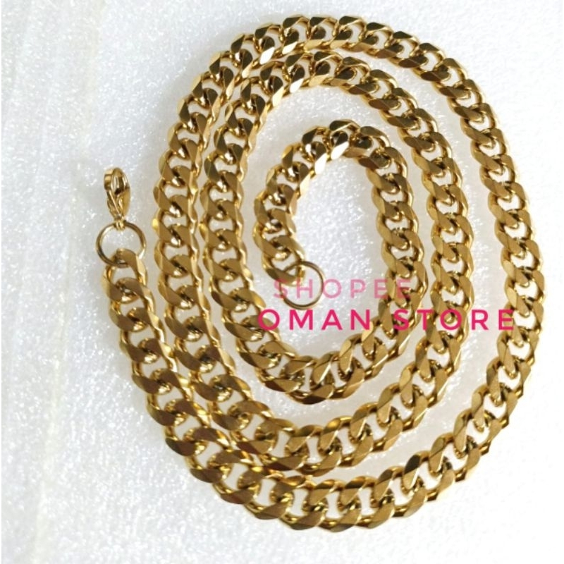 Kalung Rantai Besar Pria wanita Titanium 60 cm