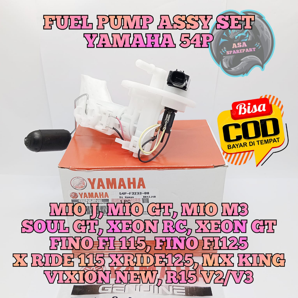 FUEL PUMP 54P SATU SET motor YAMAHA Mio J , Mio GT , mio soul Gt , Fino FI 115 , X ride 115 POMPA BE