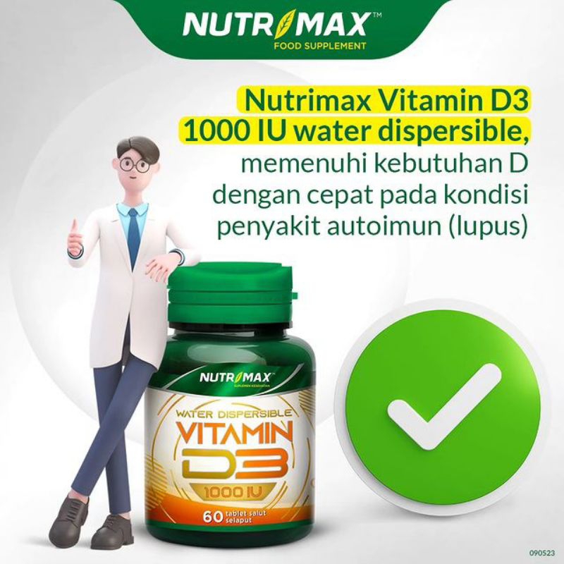 NUTRIMAX VITAMIN D3 1000IU @60tablet
