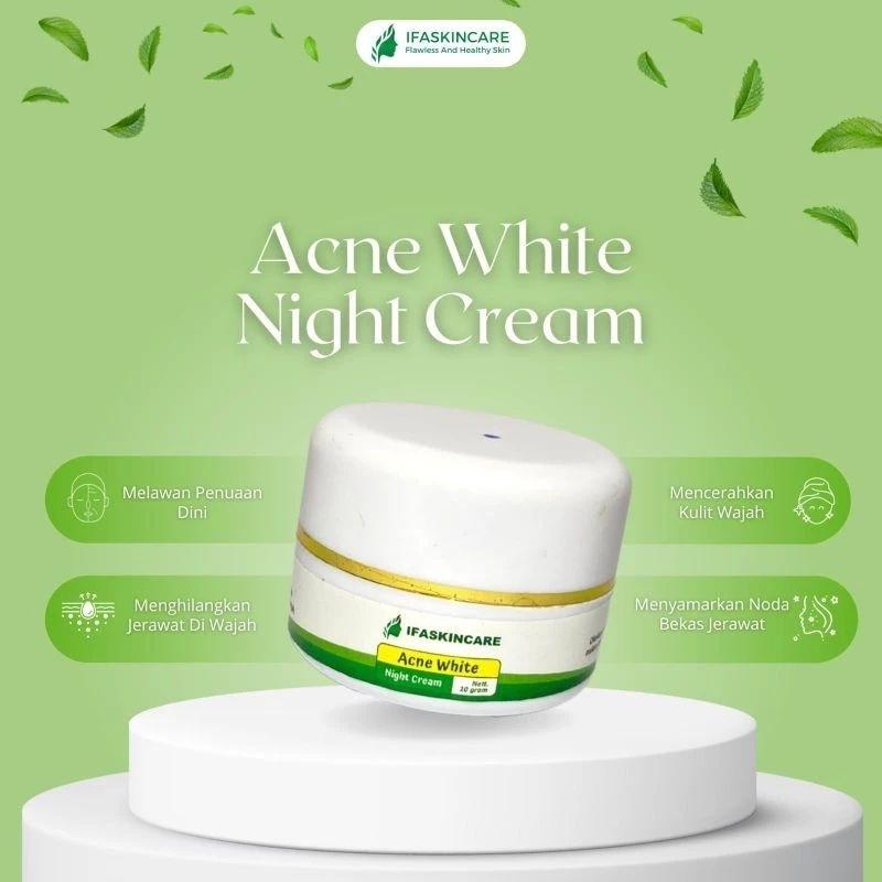 Cream anti acne Ifskincare|paket krim penyembuh jerawat