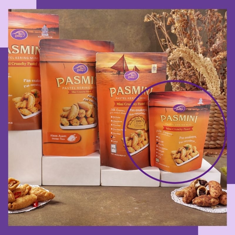 

PASMINI 45g - Pastel Kering Mini - Pastel Mini - Pastel Mini Original - Pastel Mini Manis - Pastel Mini Pedas