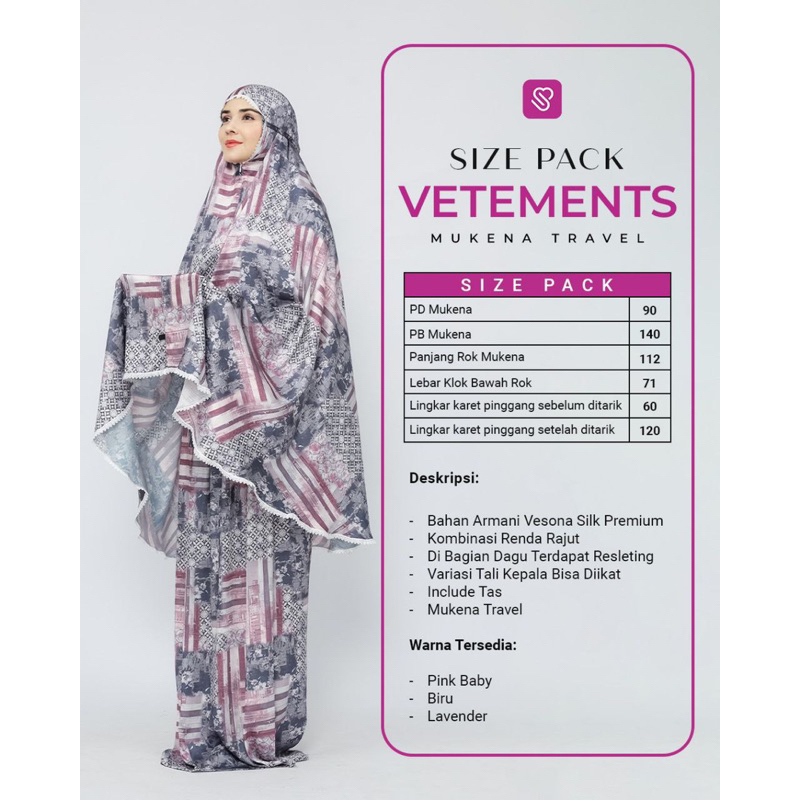 Vetement Mukena Munira