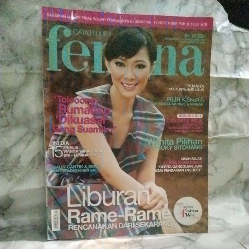 majalah FEMINA November 2009