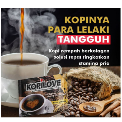 

Kopi Love/Kopi Gingseng/Kopi Kolagen BPOM ORIGINAL Paket 5 Box