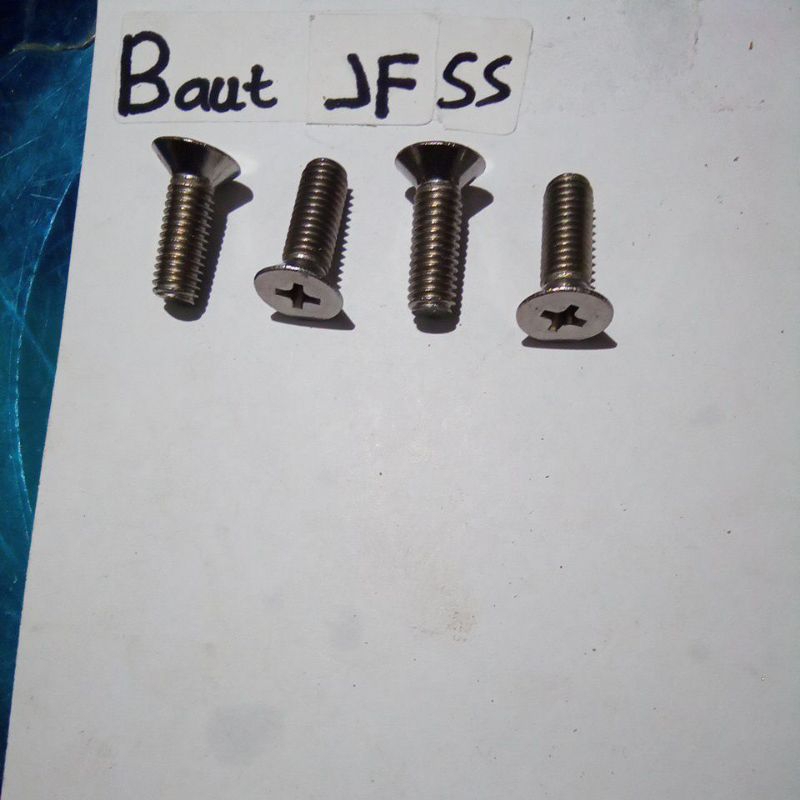 Baut Obeng JF SS M5 x 15