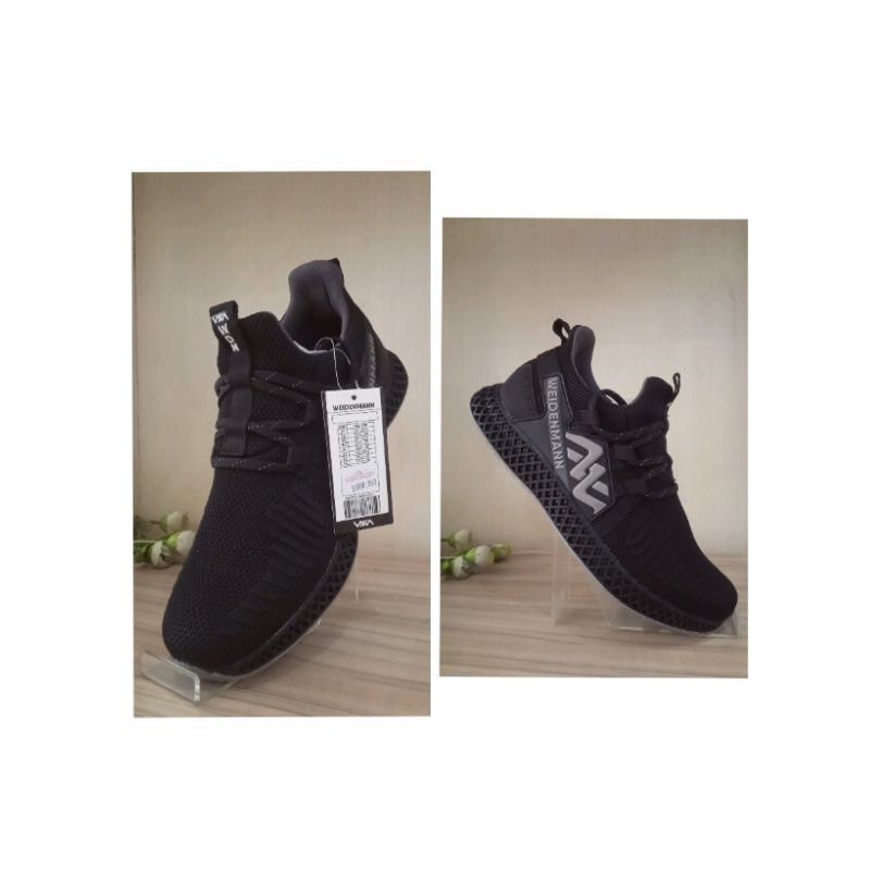 Sepatu Pria Weidenmann hitam/abu