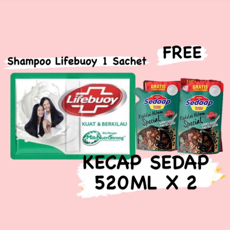 

SHAMPO LIFEBUOY SACHET FREE KCAP SDAP 2 520ML
