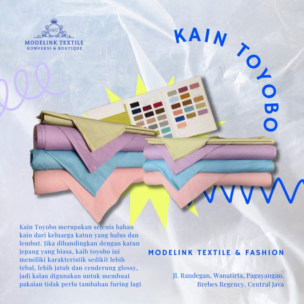 KAIN KATUN TOYOBO MODELINK TEXTILE