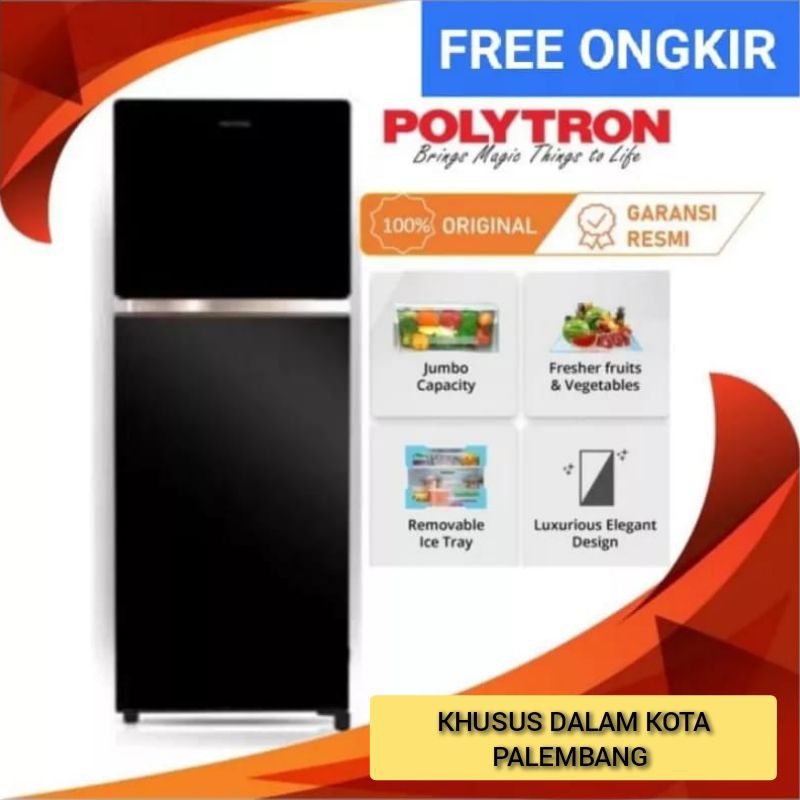 KULKAS 2 PINTU POLYTRON BELEZA BELLEZA PRW 23MN PRW23MN ORIGINAL