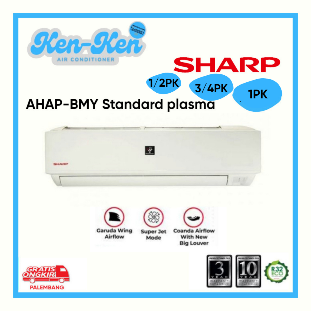 AC 1/2PK-1PK SHARP AHAP-BMY AC SHARP STANDARD PLASMA