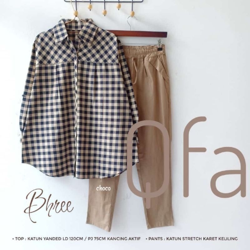 bhree tunik Set celana jumbo ld 120