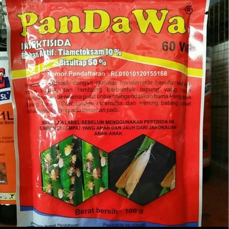 Insektisida PANDAWA 60 WP 100 gram. Anti wereng dan kutu kebul ampuh