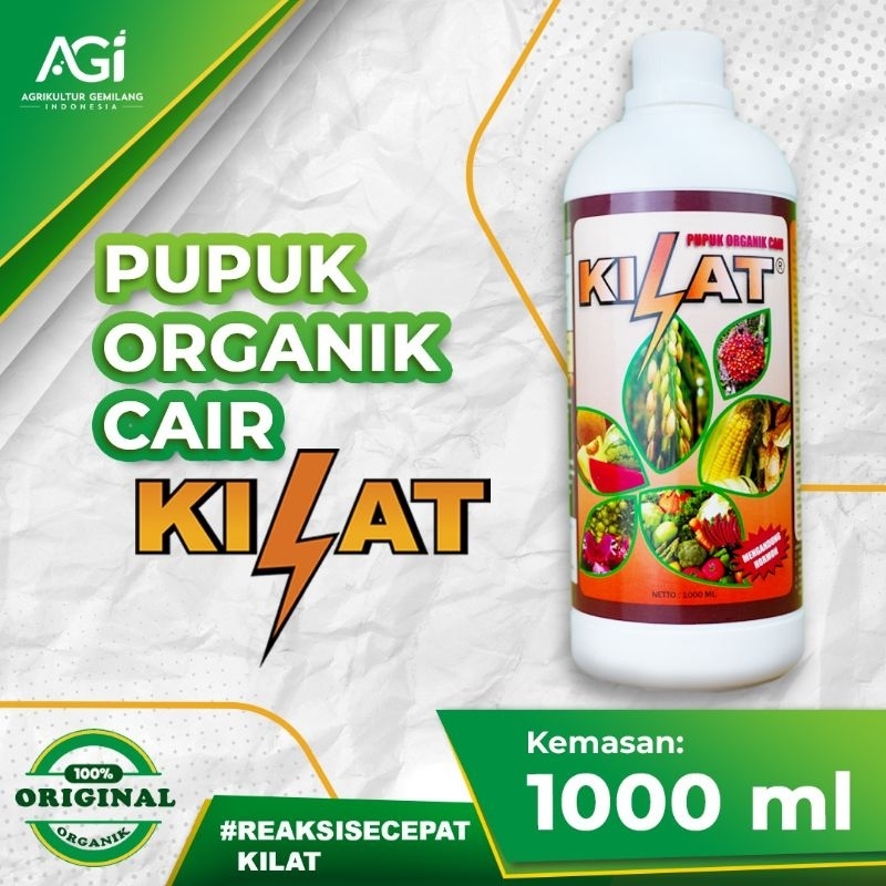 Pupuk KILAT Original - Hormon - Pupuk Organik Isi 1 ltr.