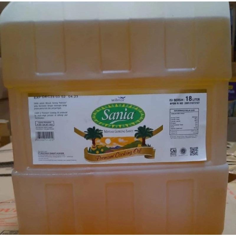 

Minyak Goreng Sania Jerigen 18 liter