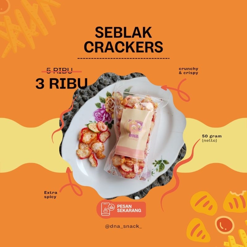 

kerupuk seblak daun jeruk