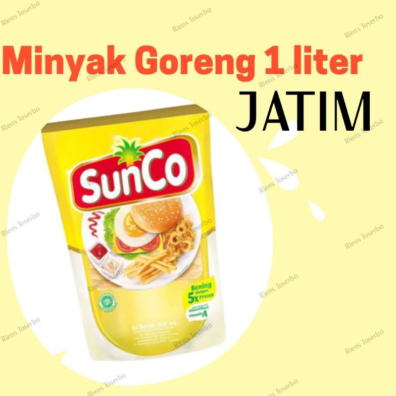 

❤Riens❤ MINYAK GORENG SUNCO Murah REFILL 1 liter