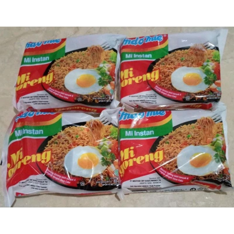 

Mie Indomie goreng 4 bungkus