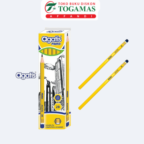 

PENSIL 2B PRIME HEXAGONAL GRAPHITE GREEN COLOR AGATIS (PACK)