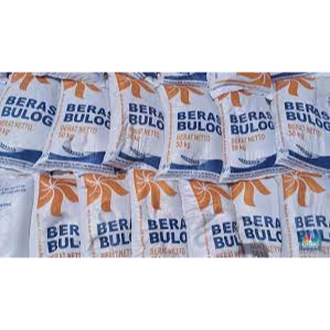 [HARGA SATUAN] Kantong Tempat Penyimpanan Storage Karung Beras Bulog 50kg Bekas Second Murah Berkual