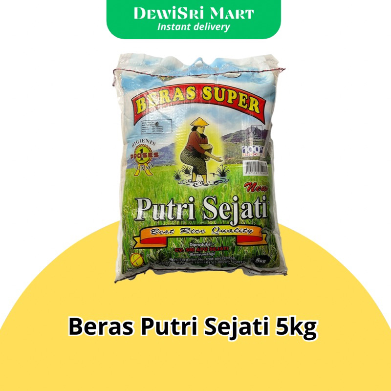 

Beras Putri Sejati 5kg - Dewi Sri Mart