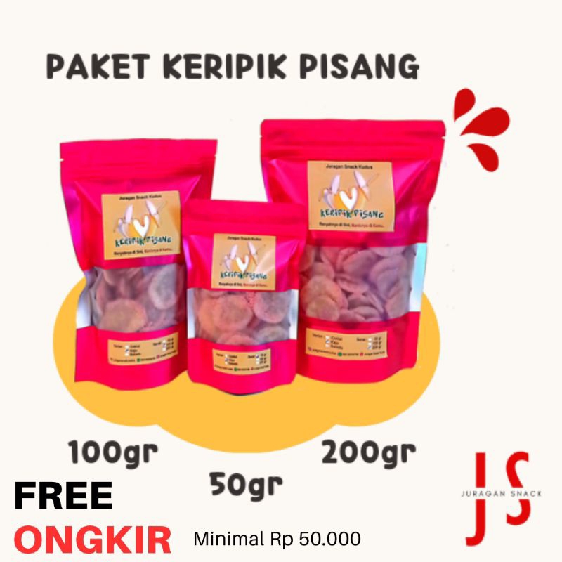 

KERIPIK PISANG BANANA CHIPS PAKET COKLAT BALADO KEJU