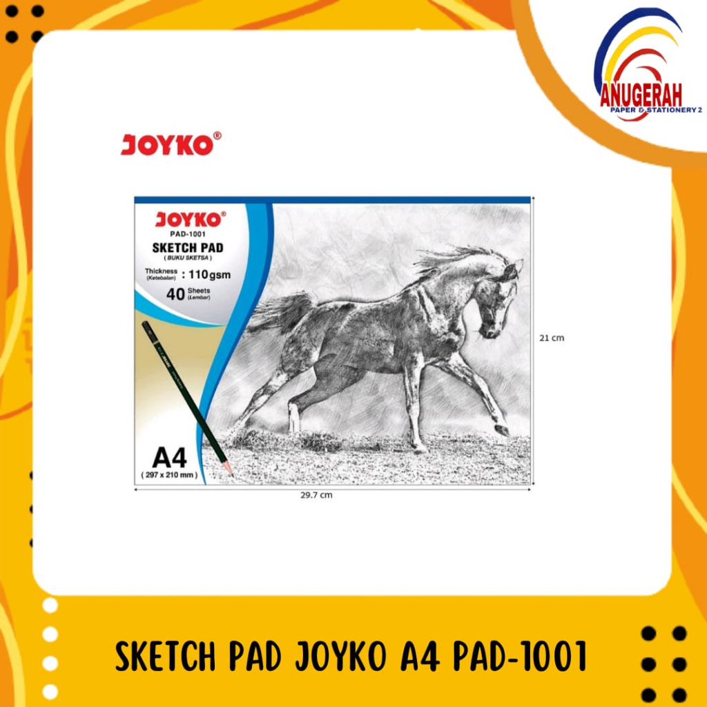 

SKETCH BOOK JOYKO PAD-1001 A4 110GSM (PCS)