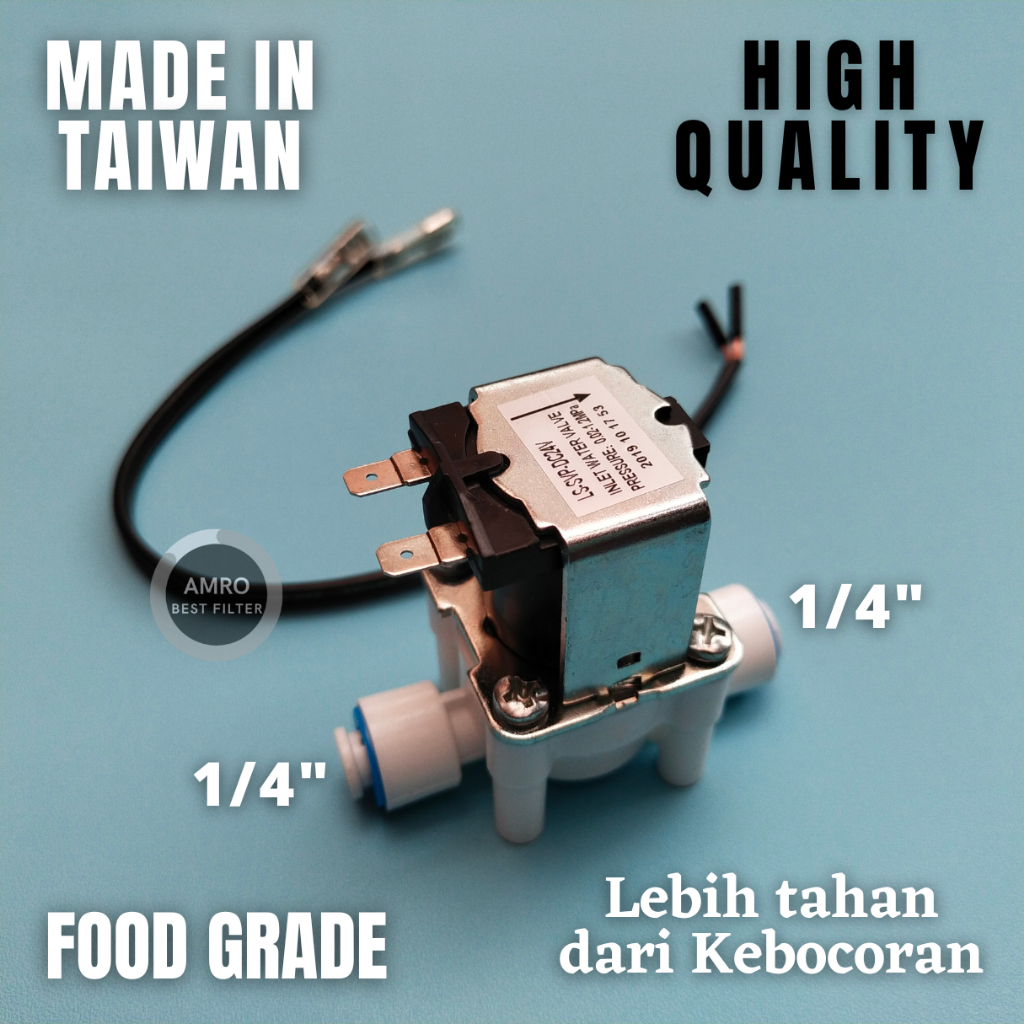 Solenoid Valve Mesin RO 24 VDC model Colok