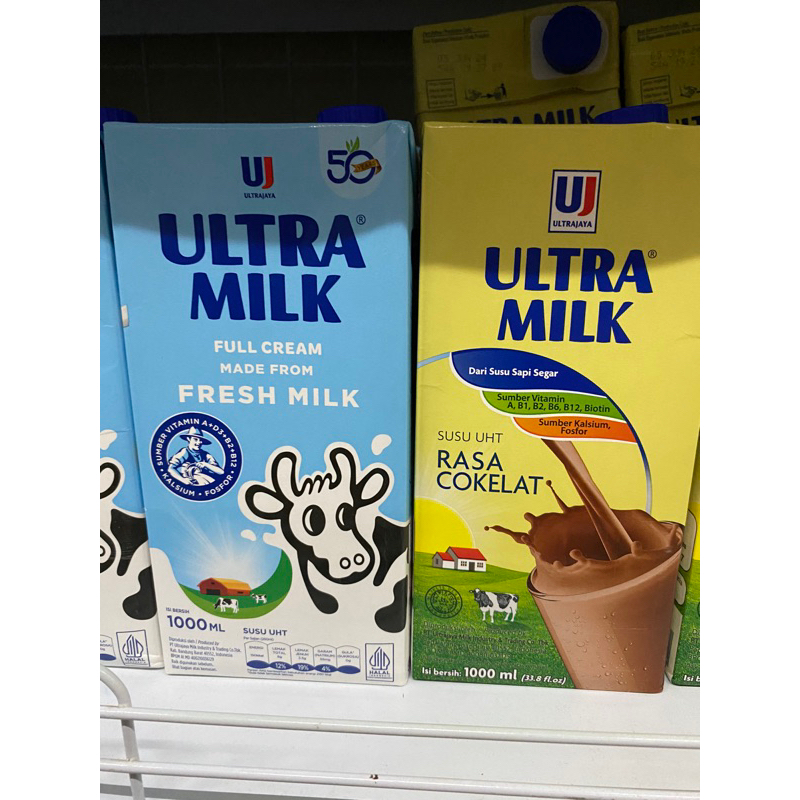 

susu UHT ULTRA MILK 1L