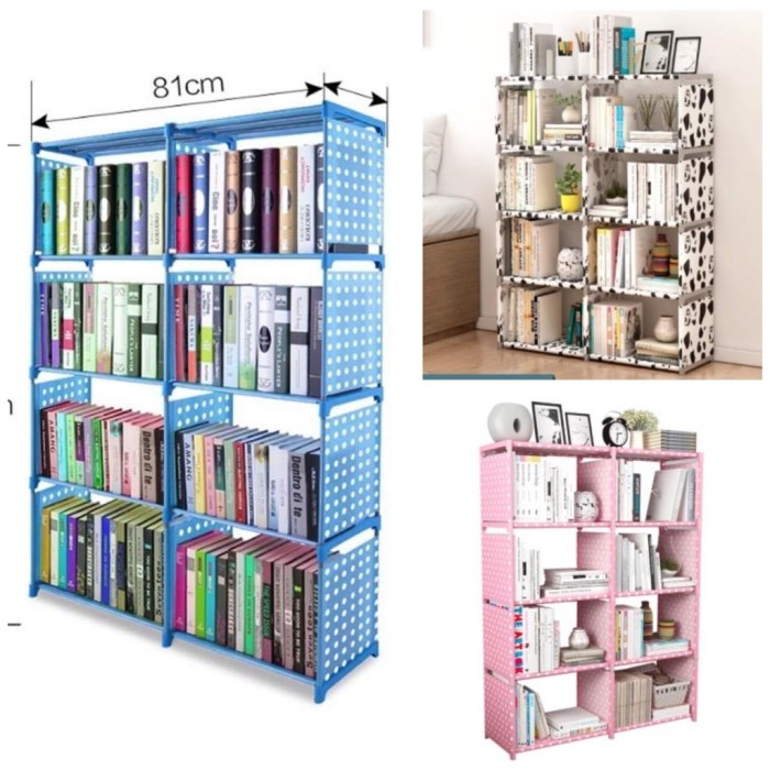 COD SHENAR RAK BUKU 2X5 /RAK SEBAGUNA/RAK BONEKA/RAK PORTABLE/RAK BUKU SERBAGUNA/RAK BUKU ANAK DAN D