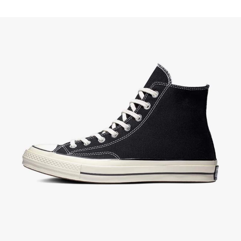 Sepatu Converse Chuck taYlor Al_star Hitam Putih Black White Egret 70s High