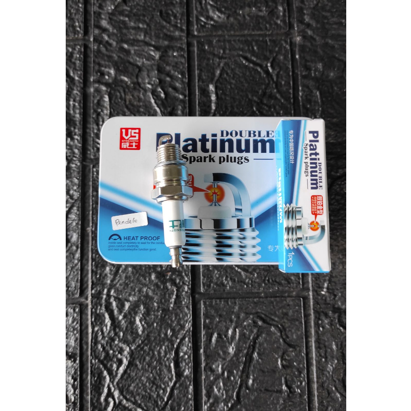 Busi platinum drat pendek all vespa motor 2tak