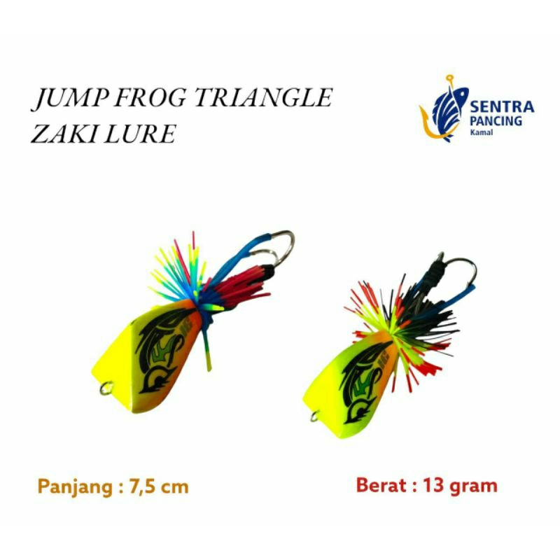 JUMP FROG TRIANGLE ZAKI LURE
