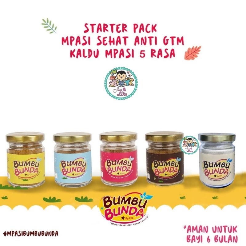 

BUMBU BUNDA by Elia Kaldu Bubuk MPASI BPOM 50g. | Ibooenda Kaldu Ayam, Janur, Sapi 75gr. / Kaldu Anak / Kaldu Bayi Non Gula Garam