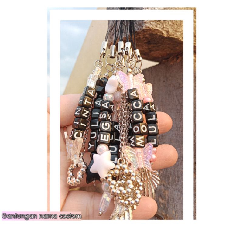 Gantungan hp manik-manik|Gantungan kunci manik-manik|Gantungan lucu