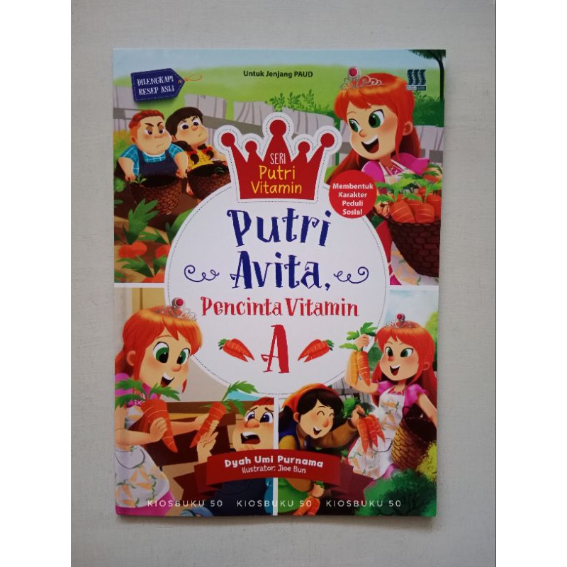 Buku Cerita Putri Avita Pecinta Vitamin A