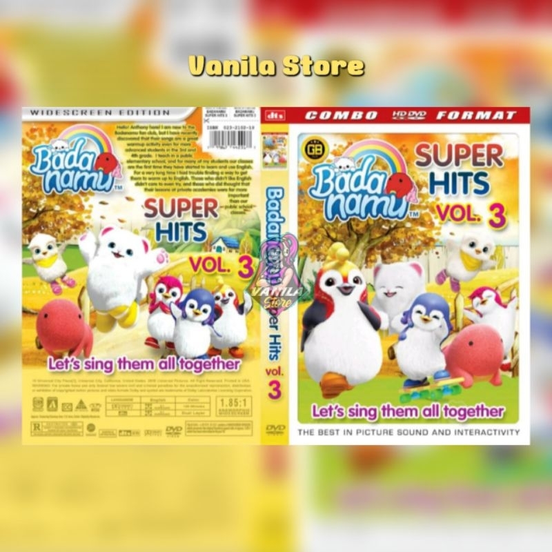 Kaset Video Musik Lagu Anak Anak Badanamu Super Hits Vol. 3