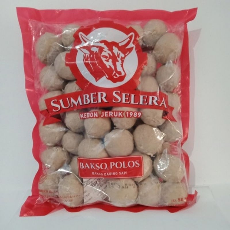 

Sumber Selera Bakso Polos 325gr isi 25pcs - Bakso Sapi Sumber Selera 325 gr isi 25 pcs