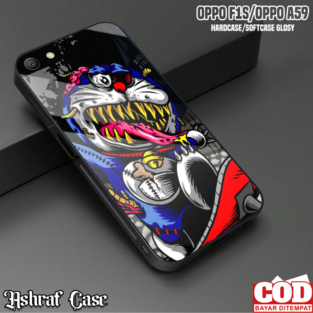 Case Oppo F1S / Oppo A59 - Casing Hp Oppo F1S / Oppo A59 ( MASK ) Silikon Oppo F1S - Kesing Hp - Sof