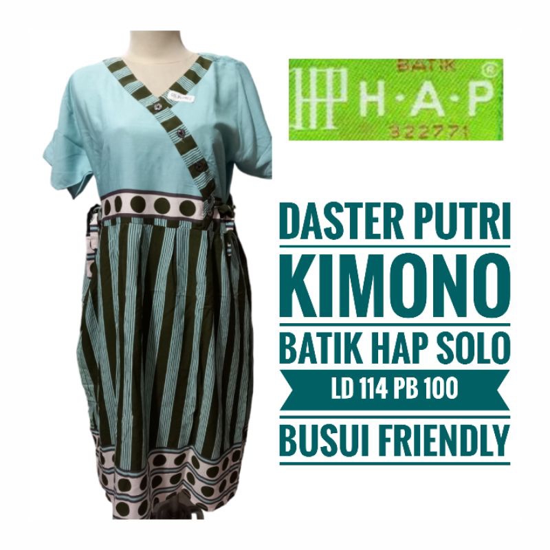 Daster Putri Batik HAP Solo l Daster Putri HAP l Daster Premium l Daster Busui Premium