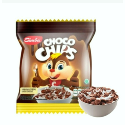 

SIMBA CHOCO CHIPS 6 gr SEREAL COKLAT GRAM SNACK CEREAL CHOCOCHIPS MAKANAN RINGAN CEMILAN ANAK GROSIR RENCENG MURAH ECERAN ECER