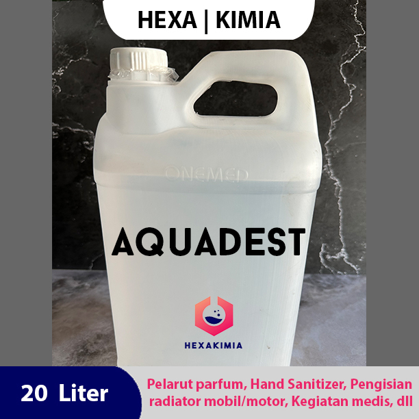 Aquades / Aquadest / Air Suling / Distilled Water 20 LITER