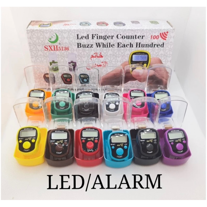 Tasbih Digital Alarm & led , Tasbih Digital Mata Manik , Tasbih Digital Led
