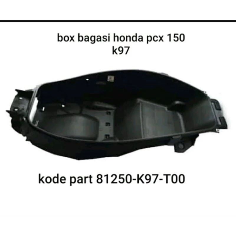 BOX LUGGAGE PCX 150 LED BOX BAGASI JOK BAGASI PCX 150 LED 81250K97T00