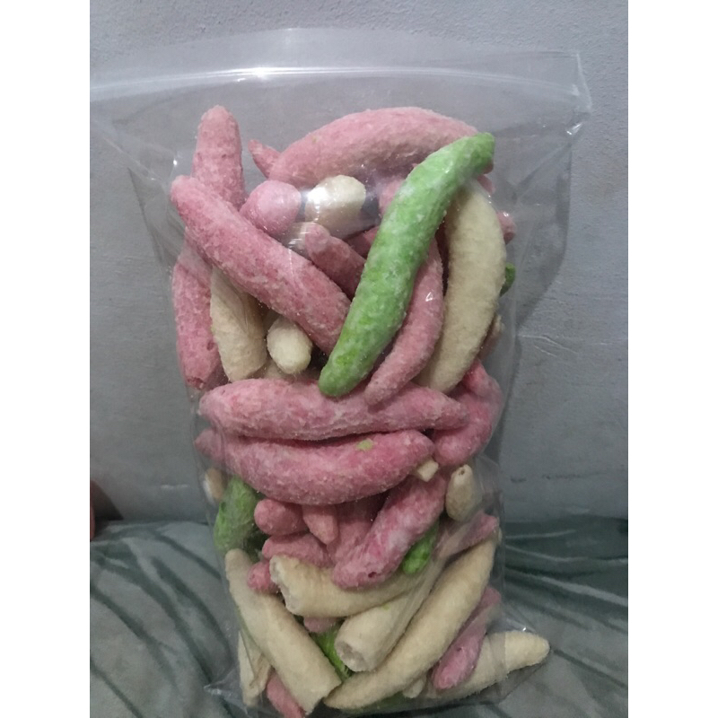 

kue gabus warna warni