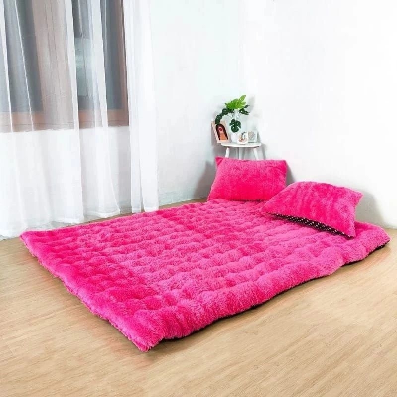 KASUR BULU FREE BATAL 2PC /KASUR MENUL /KASUR NYANTAI /KASUR LANTAI /KASUR DEPAN TV /KASUR BERMAIN /